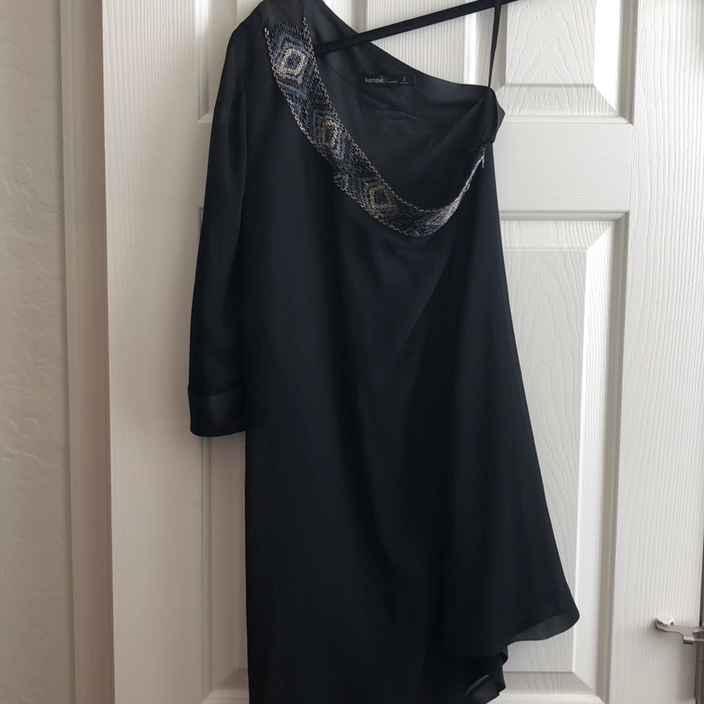 Black cocktail dress